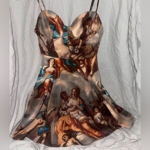 ✨Urban Outfitters Renaissance Pattern Babydoll Dress ✨